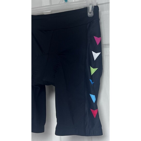 Beroy Womens Medium Cycling Shorts Compression Padded Black Medium M - Picture 3 of 8